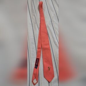 Rare Vintage Ralph Lauren Orange Tie